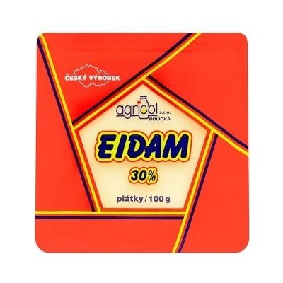 obrázek Eidam polotvrdý sýr plátky (30%) 100&nbsp;g